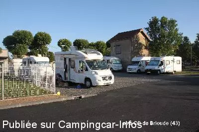 aire camping aire brioude