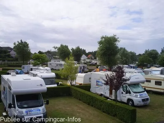 aire camping aire agon coutainville