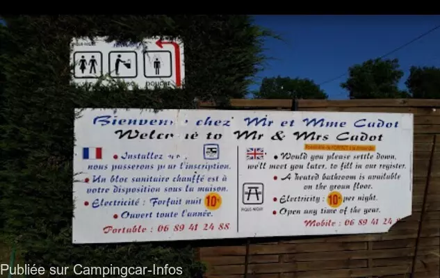 aire camping aire aire chez jp cadot