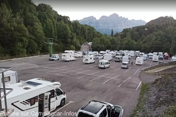aire camping aire area de autocaravanas panticosa