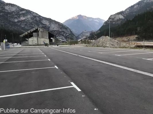 aire camping aire area de canfranc