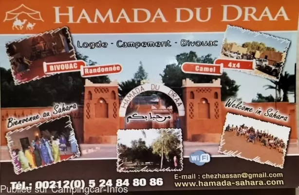 aire camping aire auberge camping hamada du draa