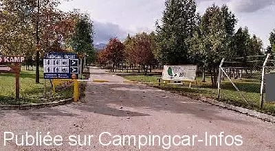 aire camping aire bihac