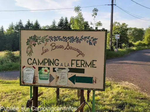 aire camping aire camping a la ferme les baies sauvages