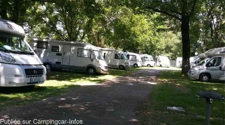 aire camping aire camping du cristal