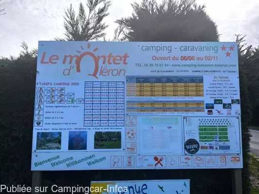 aire camping aire camping le montet