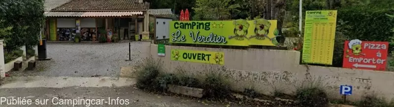 aire camping aire camping le verdier