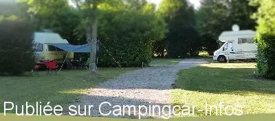 aire camping aire camping les rives du lac