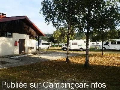 aire camping aire camping municipal de saint point lac