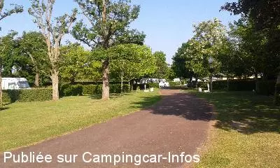 aire camping aire camping municipal l etang merlin