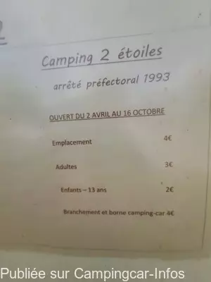 aire camping aire camping municipal la quintaine