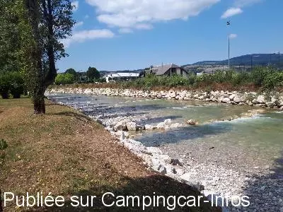 aire camping aire camping municipal les berges du guiers