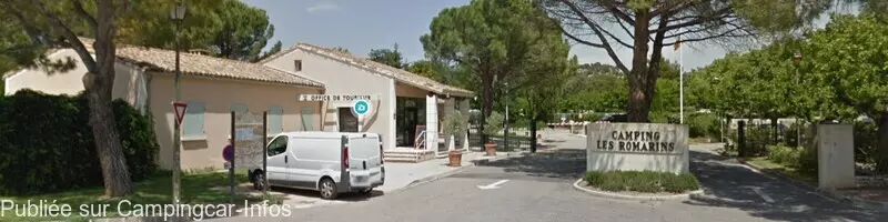 aire camping aire camping municipal les romarins