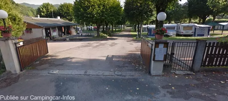 aire camping aire camping municipal les vignes