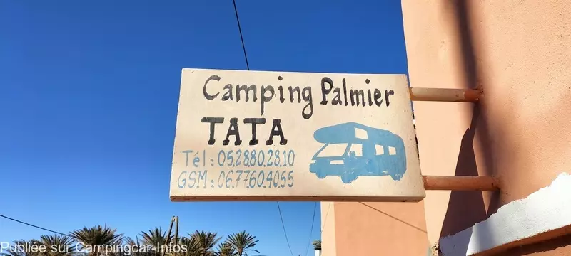 aire camping aire camping palmier tata