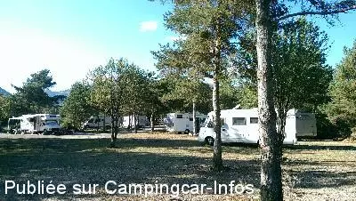 aire camping aire castellane