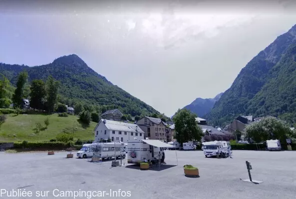 aire camping aire cauterets
