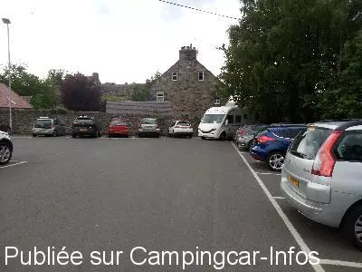 aire camping aire falkland back wynd car park