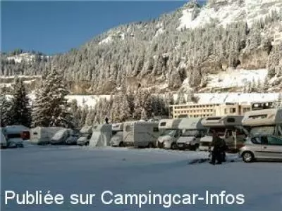 aire camping aire flaine