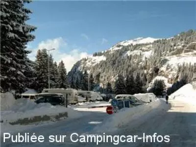 aire camping aire flaine