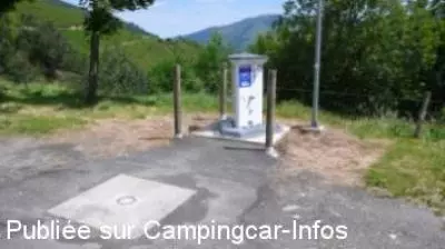 aire camping aire genos val louron
