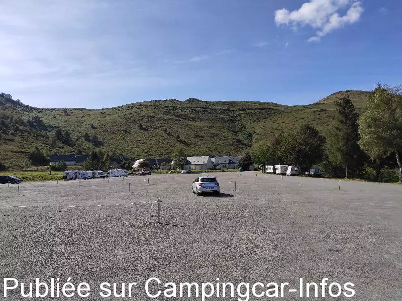aire camping aire genos val louron
