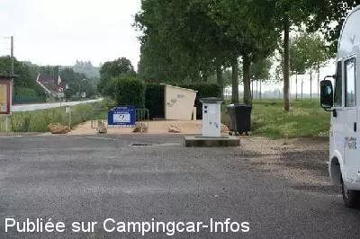 aire camping aire langon canal de berry