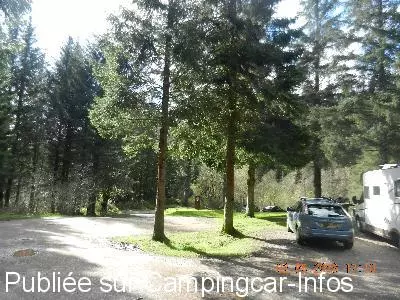 aire camping aire loch ard forest car park