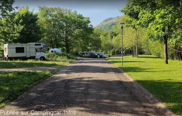 aire camping aire marcillac vallon