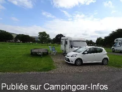 aire camping aire moffat camping caravanning club site