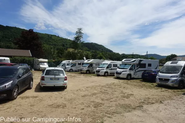 aire camping aire parking chavarines
