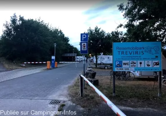 aire camping aire parking du camping treviris