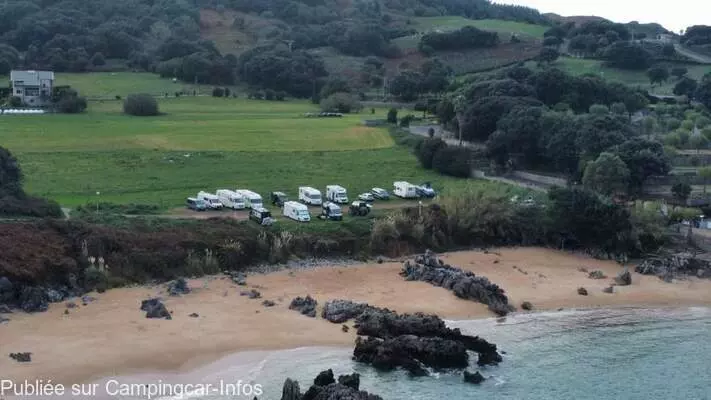 aire camping aire parking isla playa