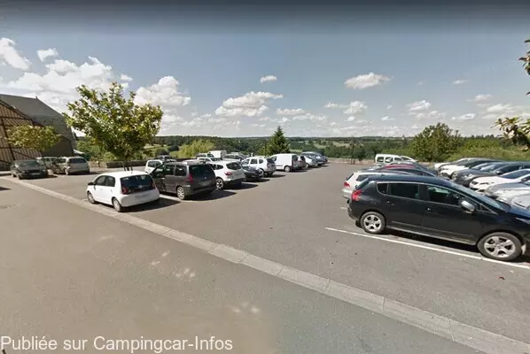 aire camping aire parking place du panorama