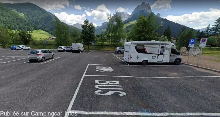 aire camping aire parking strada dolomites
