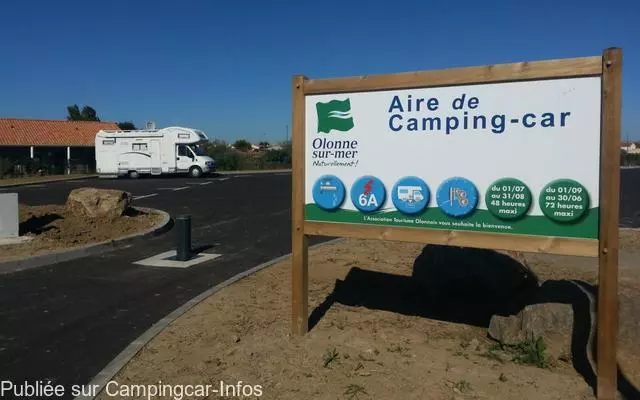aire camping aire port olonna bossis