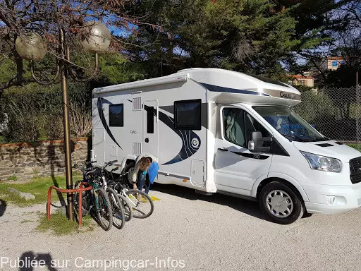 aire camping aire port vendres