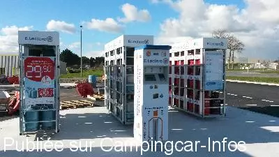 aire camping aire station service centre leclerc