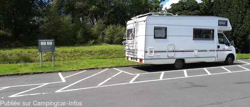 aire camping aire tarbet pier car park