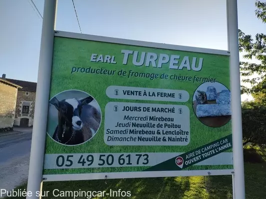 aire camping aire thurageau